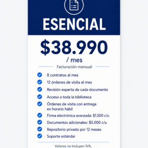 Suscripción Esencial Mensual
